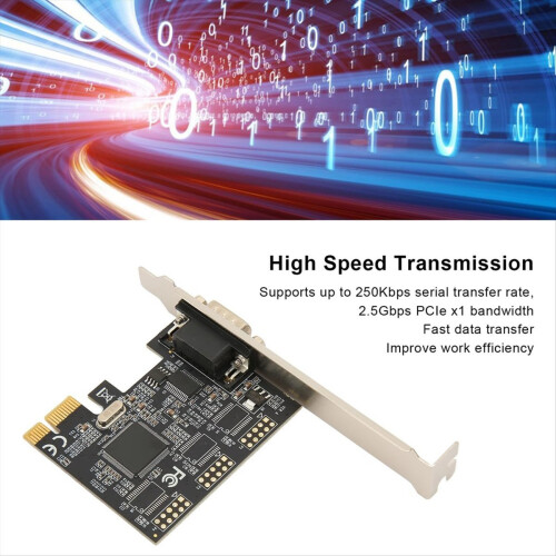 Κάρτα σειριακού προσαρμογέα Pcie X1 σε RS232 Υπολογιστής βιομηχανικού ελέγχου 2