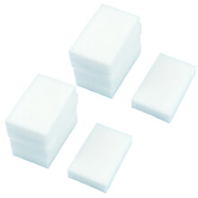 40 stuks magische multifunctionele sponsjes, reinigingsschuim, schoonmaakgum, autowas- en keukenreiniger 10cm x 6cm x 2cm (wit)