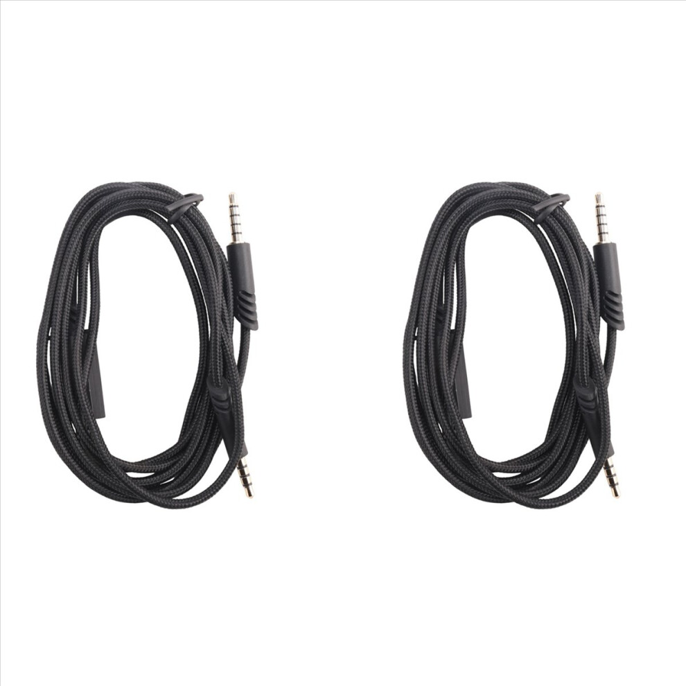 2X Replacement Earphone Cable For Astro A40 Headset,Audio Cable For /A40 Gaming Headset,For 4853252740332