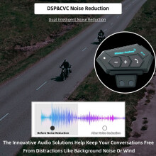 Trådløse Bluetooth-øretelefoner til hjelme, elektrisk motorcykelkørsel, modtag opkald, BT12 Bluetooth-øretelefoner til hjelm