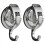 Heavy Duty Vacuum Suction Cup Hooks (2 Pack) For Kitchen Bathroom Restroom Organization 2