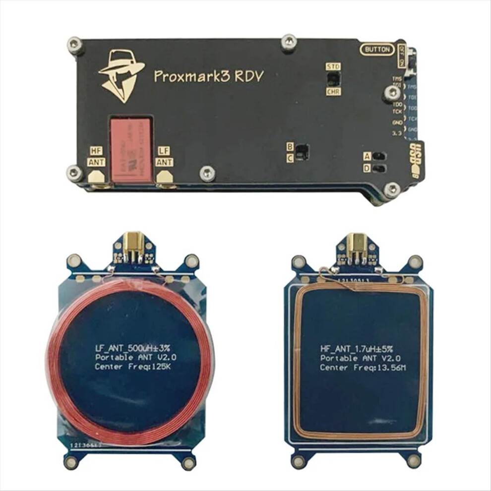 Nfc 125Khz 13.56Mhz Reader Writer Duplicator Rfid Proxmark3 Rdv2 512K Memory Pm3 Dev Encoder Develop Suit Kits 4851376277994