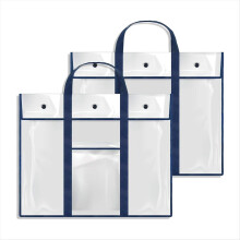 2 Pack Large Poster Storage Bag 31.5 X 25.5inch Bulletin Board Holder Art Portfolio Container for Teachers Classroom