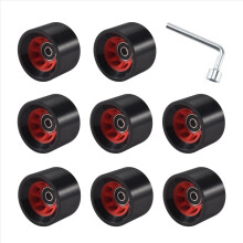 8er-Pack 95A 58 mm x 39 mm, Indoor-Quad-Rollen, PU-Verschleiß-Rollen, Doppelreihen-Rollenzubehör