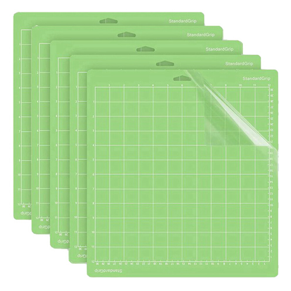 5Pcs Cutting Mat Light Grip For One/Air/Explore Air2&Air 3 /Maker&Maker 3,Quilting Cutting Mats 12X12 Inch-Green 4851376247409