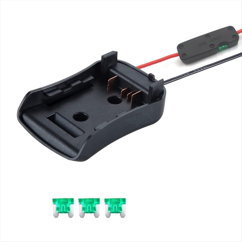 Battery Adapter For Battery Adapter Power Converter Kit With Switch Fuses & Wire Terminals 4851376294236