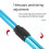 75-90 cm opvouwbaar visnet, telescopisch schepnet, blauw 2