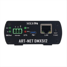 DMX512S ArtNet Ethernet til 512-controller Belysningscontroller (med SPI) til kontrollysstrimler EU-stik
