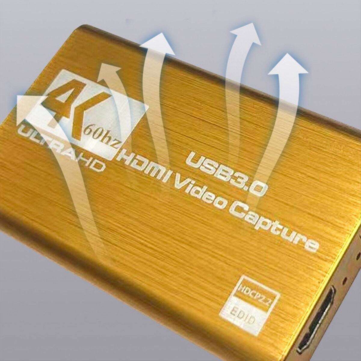 Carte D'acquisition Vidéo USB 4K 60FPS - Enregistrement Et Streaming Faible Latence - Compatible Consoles, Appareils Photo, PC