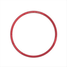 Anello per obiettivo in alluminio per 3 anelli decorativi Anello per obiettivo portatile multifunzione rosso