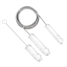 Harjan halkaisija 15 mm 19 mm - CPAP-letkun puhdistusharja - sopii useimmille CPAP-letkutyypeille (valkoinen)