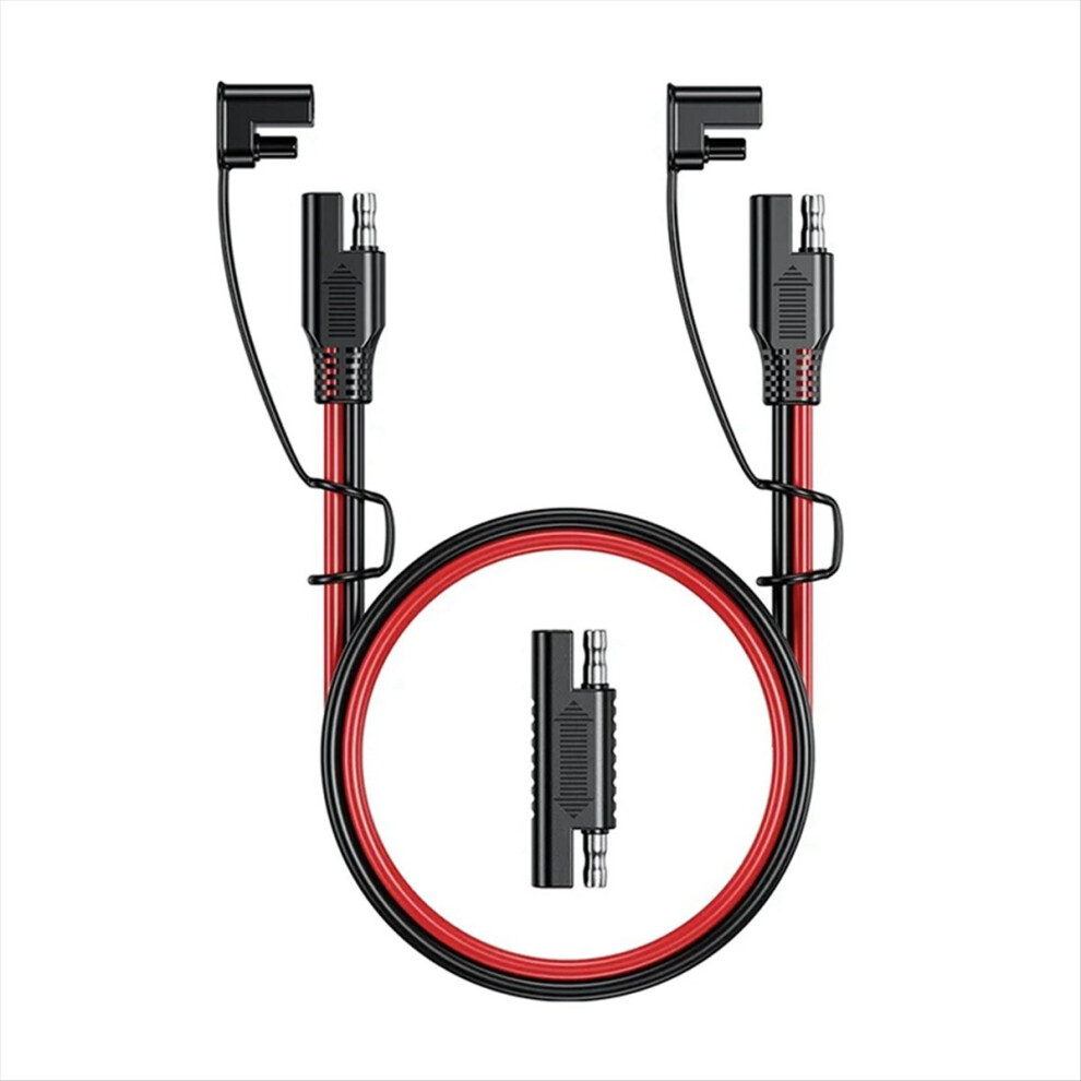 14Awg Sae To Sae Extension Cable Quick Connect Disconnect Power Adapter Battery Charging Cable For Auto Rv Motorcycle 4851376211103
