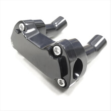 Kit de guidão com riser de 3,5 polegadas + abraçadeira superior para guidão de 1 polegada para XL Softail Dyna