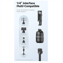 NEW P03 Pro 360 Rotation Gimbal Stabilizer AI Following Face Tracking Desktop Gimbal PTZ for Smartphone Live