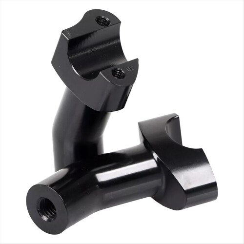 Kit de guidão com riser de 3,5 polegadas + abraçadeira superior para guidão de 1 polegada para XL Softail Dyna 2