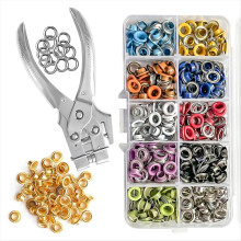 Metallösen 3/16 Zoll, 300 Stück, inklusive Ösenzange für Stoff, Leder, Gürtel und Segeltuch