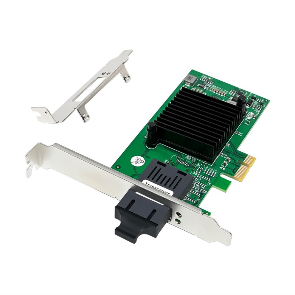 Gigabit Fiber Optic Network Card Pcie X1 82576-F1 Single-Port Sc Fiber Gigabit Server Nic For 82580 Chipset Nic 4712036651854