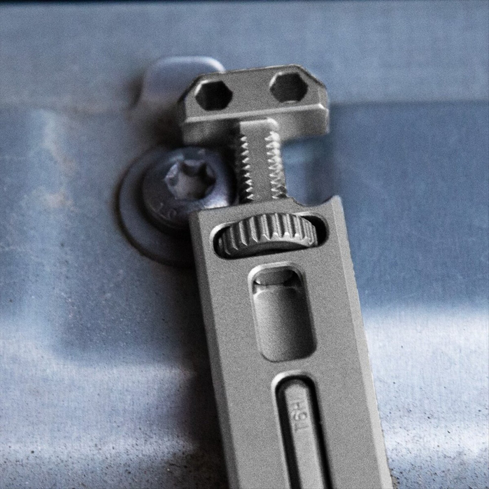 Tc4 Titanium Alloy Multi-Function Pry Bar Corkscrew Screwdriver Mini Wrench Crowbar Pocket Tool Pendant 4851376223588