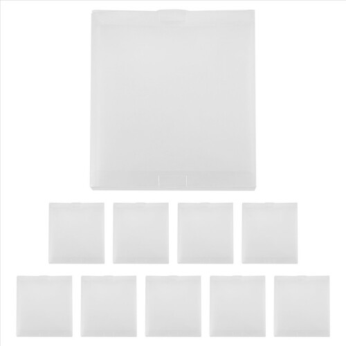 Estuche protector transparente para CD (143 x 126 x 25 mm) 1