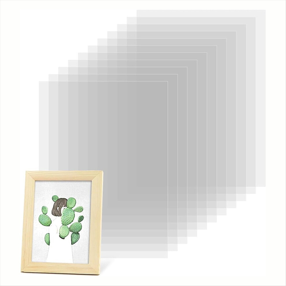 50Pcs Acetate Sheets Clear Acetate Sheets Plastic Heat 4.3X6.3inchblank Mylar Stencil Sheets Template Plastic 4712036643835