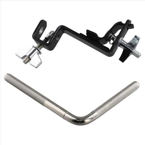 Percussion Mounting Bracket for Drum Drummer Instrument with L rod 2