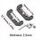 For TT02 Stabilizer Seat Accessory Bracket Anti Roll Bar Mount 4