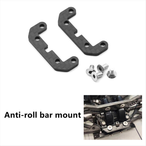 For TT02 Stabilizer Seat Accessory Bracket Anti Roll Bar Mount 2