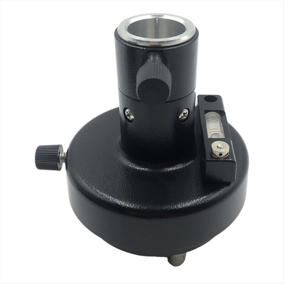 Three-Jaw Tribrach Adapter With Optical Plummet Compatible Long Leveler For Prism Total Stations Black 4712036643323