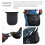 Borsa per casco da moto con lucchetto a combinazione impermeabile 4
