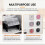 Estuche protector transparente para CD (143 x 131 x 18 mm) 5