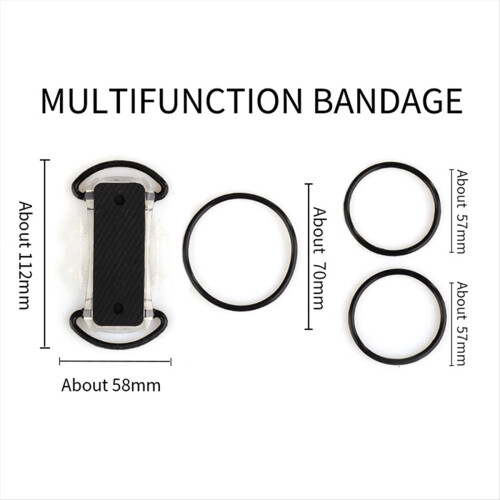 Suporte multifuncional para celular com placa preta 2
