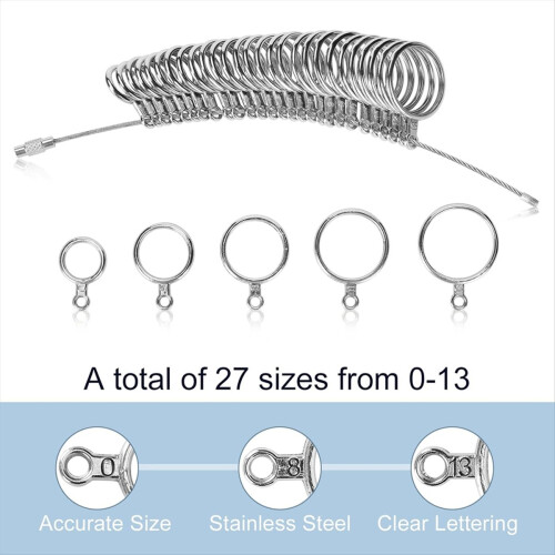 Metal RingSizing Tool Set with FingerSizing Mandrel RingSizing 2
