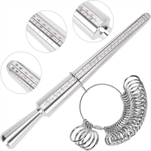 Metal RingSizing Tool Set with FingerSizing Mandrel RingSizing 1