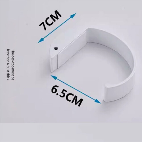 Round Non-Punched Bag Hook Desk Side Bag Hanging Tool Removable and Movable Handbag Stand Multi-Function Table Hook B 1