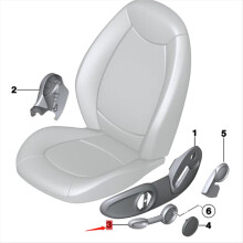 Uchwyt do regulacji fotela przedniego samochodu 52109802699 do MINI Countryman R60 Uchwyt do regulacji fotela zewnętrznego