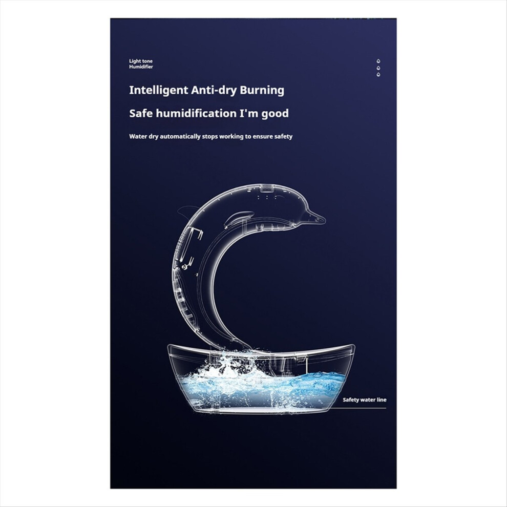 Water Droplet Humidifier Bluetooth Speaker, Light Tone Humidifier, Colorful Lights-image-OPC-PN7Z8W7-NEW