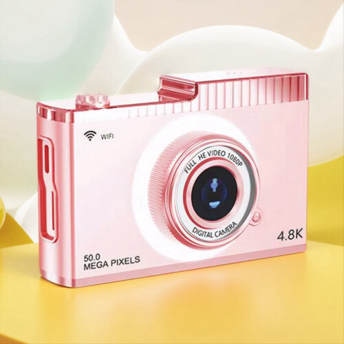 Câmera digital ZOMFOM 48MP com zoom 16X, vídeo 4K, cartão de 32 GB