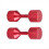 Conjunto de 4 pinos de alinhamento de alumínio com flange de 1-1/8 polegadas e flange removível de 1-5/8 polegadas (vermelho). 5