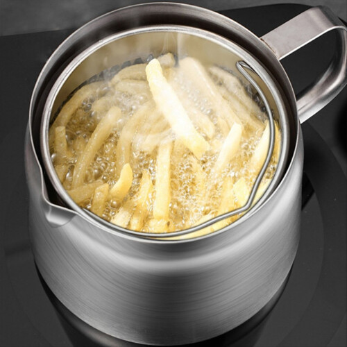 2L Oil Filter Multi-Function Frying Basket Large Capacity Oil Filter Pot 2