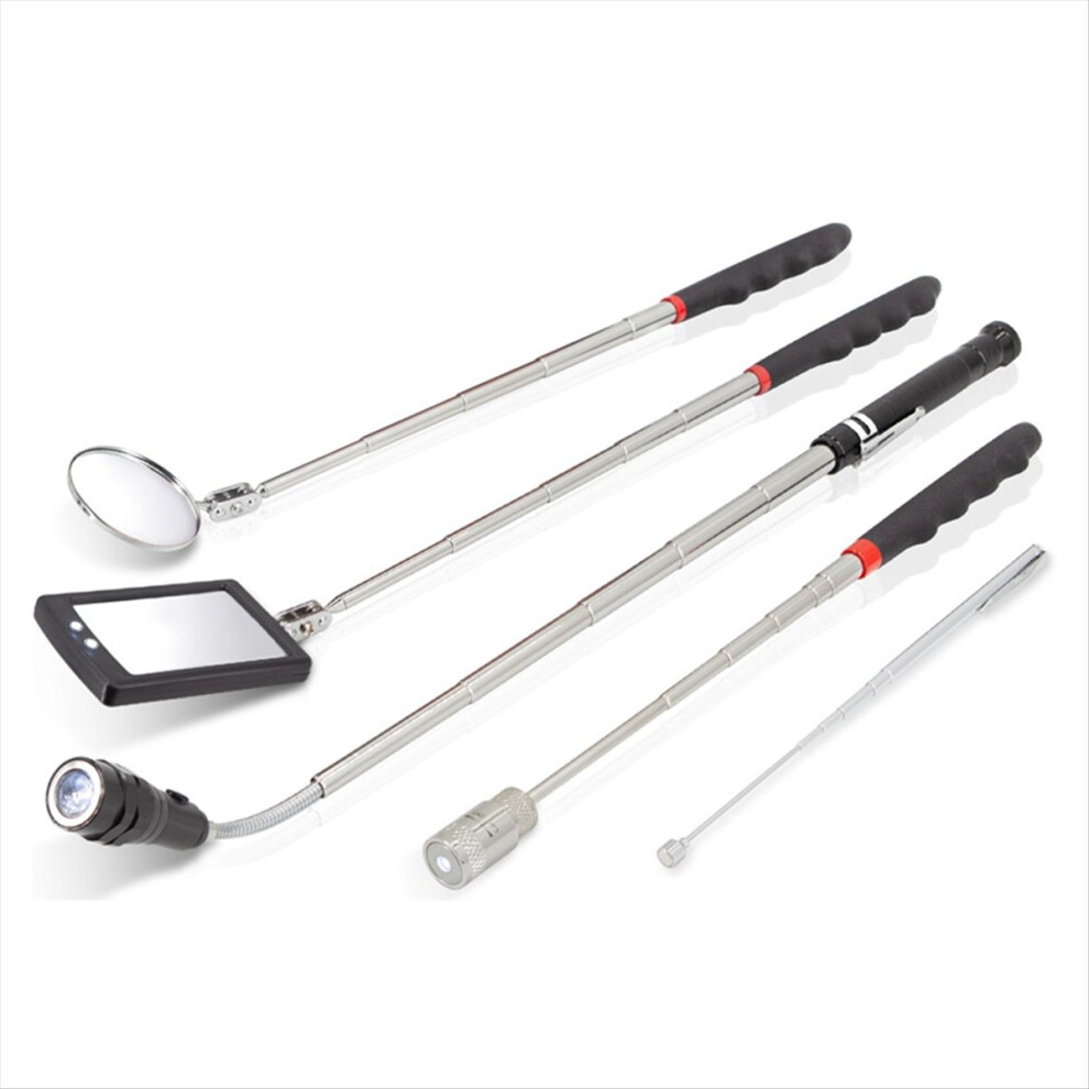 Telescoping Magnetic Pickup Tool Set-Extendable Magnet Flashlight With Inspection Mirror 4854032741341