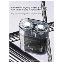 SJ-603 Portable Cool Transparent Double-Head Magnetic Floating Shaver