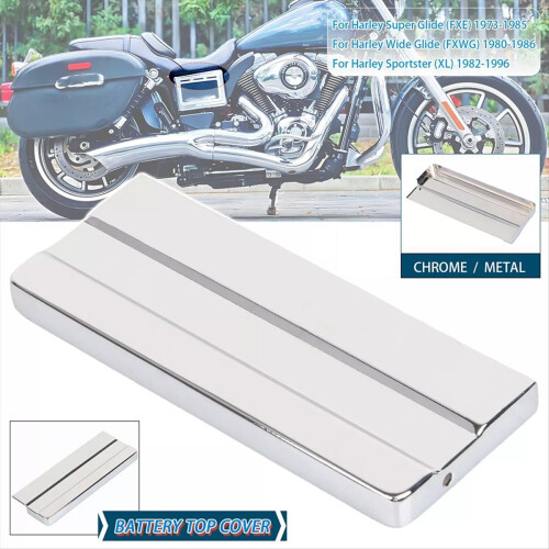 Κάλυμμα μπαταρίας κινητήρα, χρώμιο για 82-96 Wide Glide FXWG