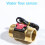 Vandflowsensor Hall-flowmåler 1 tomme ekstern ledning kobbervandflowsensor turbineflowmåler 6