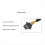 Vandflowsensor Hall-flowmåler 1 tomme ekstern ledning kobbervandflowsensor turbineflowmåler 5