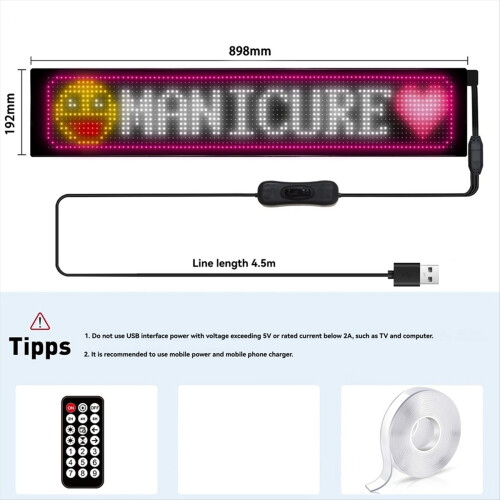 DIY Programmable Flexible Screen Bluetooth App Control 1