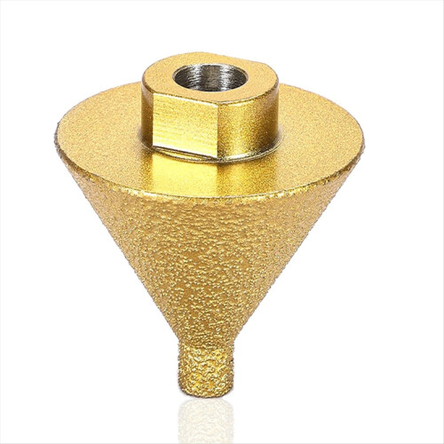 Diamond Beveling Chamfer Bit 0-2 Inch (50mm),Countersink Drill Bit for Tile, ,M10 Thread for 100mm Angle Grinder 1