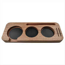 51 mm trästativ för kaffestamper, hållare för kaffefilter, pressställ, espressofördelningsspakhållare, C