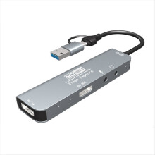 USB 3.0 videooptagelseskort - kompatibelt med USB/Type-C Game Grabber Record MS2131 til Switch /5 Live Broadcast