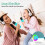 Mini karaokemachine met 2 microfoons, Bluetooth-microfoon, liedjesspeelgoed, B 6
