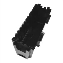 1 szt. Uchwyt na przynętę wędkarską Luya Pudełko wędkarskie Specjalne pudełko na przynętę Pionowe plastikowe etui na przynęty 25x10x14 cm